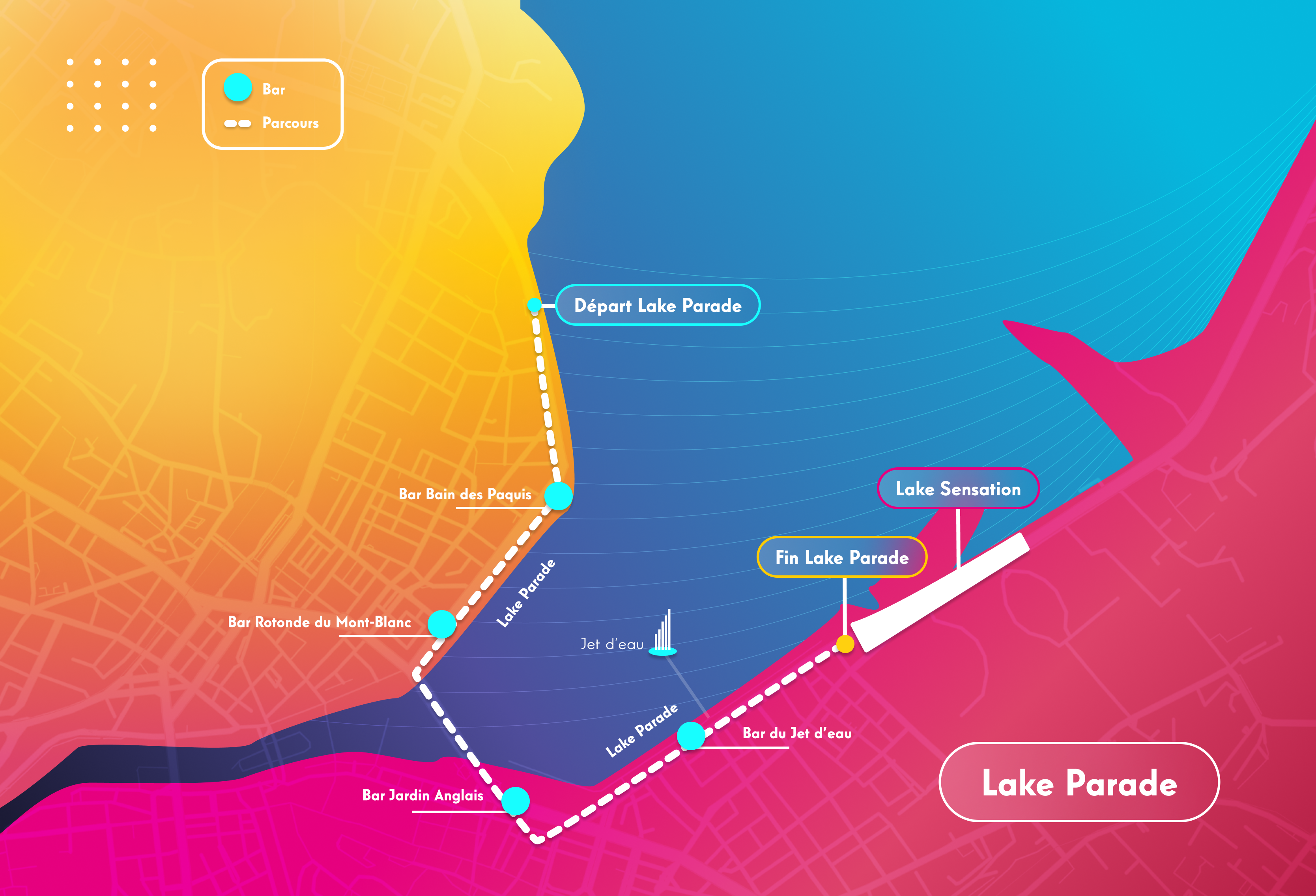 Maps - Lake parade